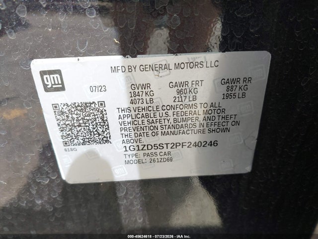2023 CHEVROLET MALIBU FWD 1LT 9