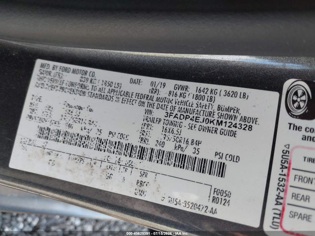 صورة 9 لـ 2019 FORD FIESTA SE