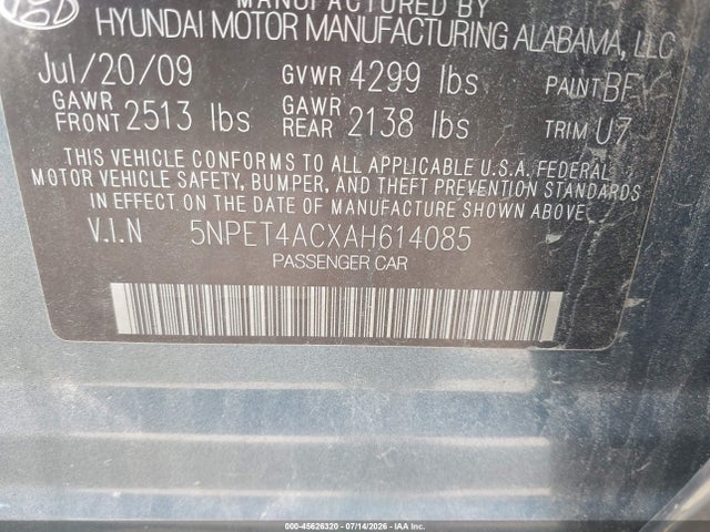 صورة 9 لـ 2010 Hyundai SONATA GLS