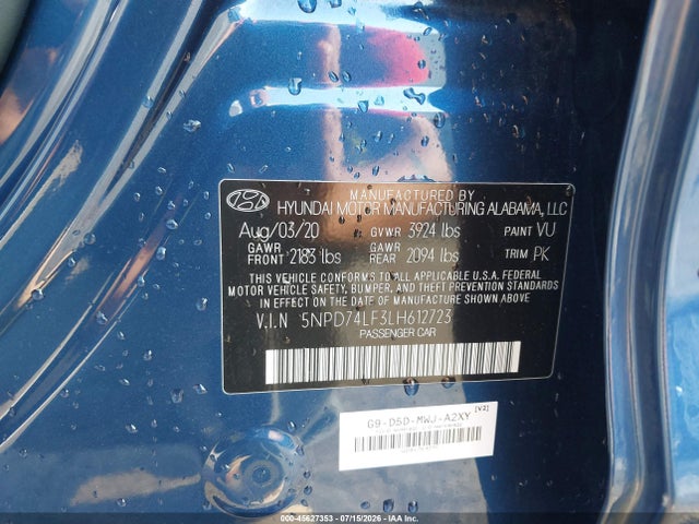 صورة 9 لـ 2020 Hyundai ELANTRA SE