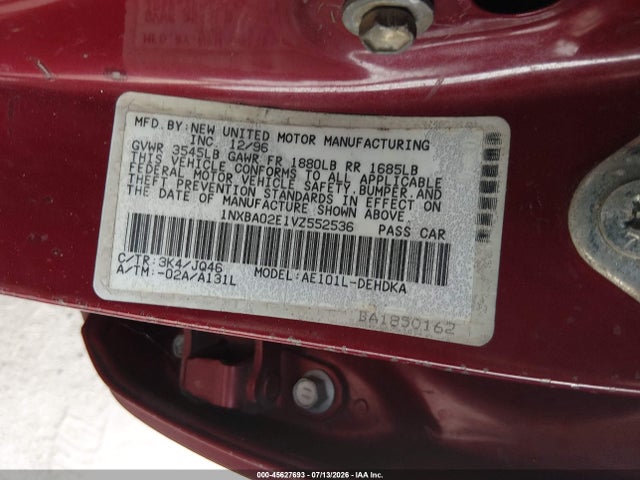1997 Toyota COROLLA CE photo 9