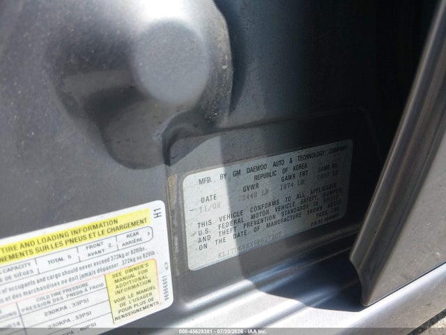 2009 Chevrolet AVEO LT 照片 9