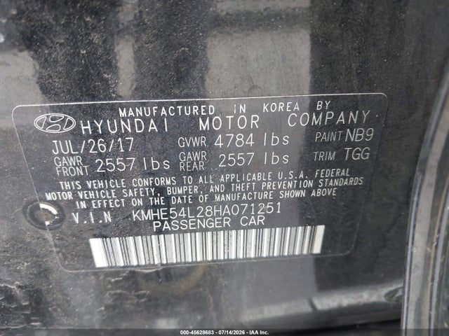 2017 Hyundai SONATA PLUG-IN HYBRID LIMITED 照片 9