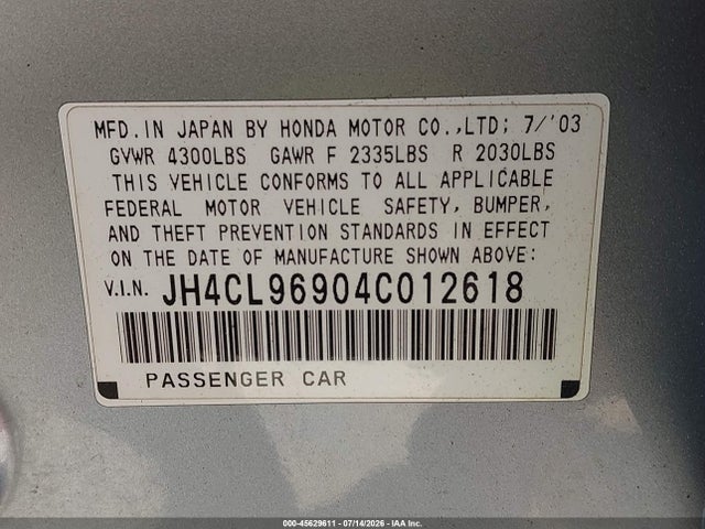 صورة 9 لـ 2004 Acura TSX