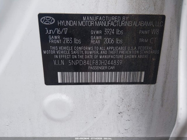 2018 Hyundai ELANTRA VALUE EDITION 照片 9