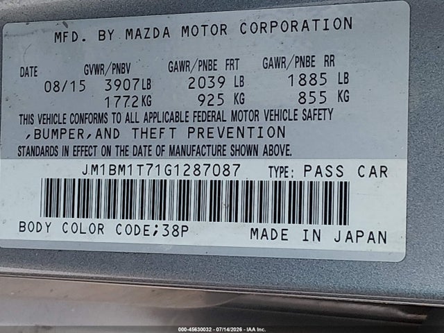 2016 Mazda MAZDA3 I SPORT 照片 9