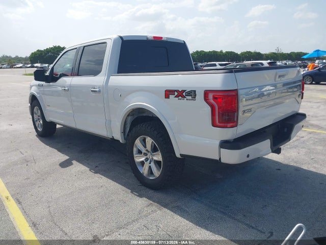 2016 FORD F-150 PLATINUM — фото 3