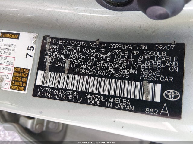 2008 Toyota PRIUS photo 9