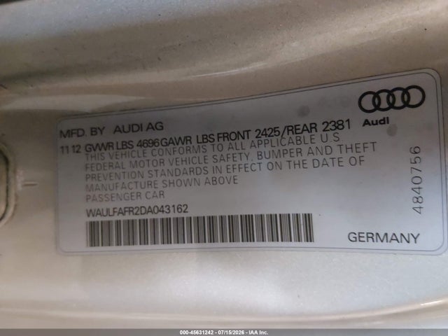 صورة 9 لـ 2013 AUDI A5 2.0T PREMIUM