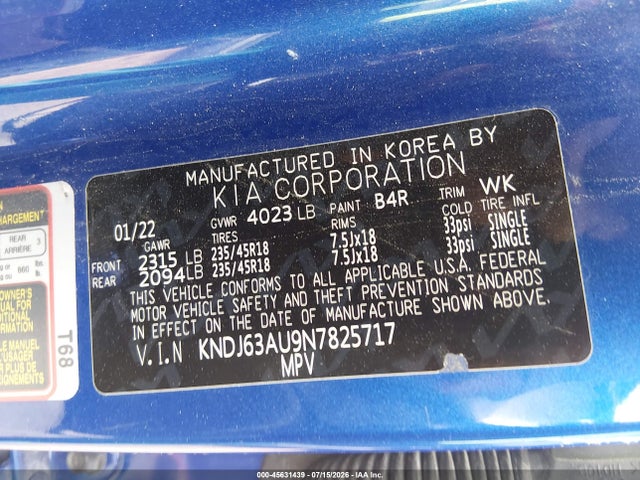 2022 KIA SOUL GT-LINE photo 9