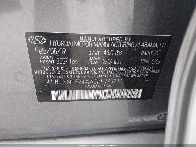 صورة 9 لـ 2019 Hyundai SONATA ECO