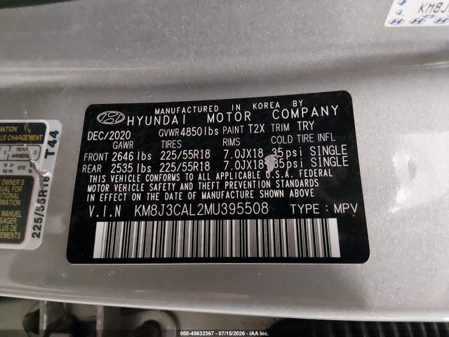 2021 HYUNDAI TUCSON LIMITED 9