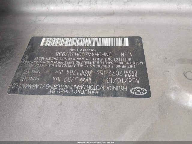 2013 Hyundai ELANTRA GLS 照片 9