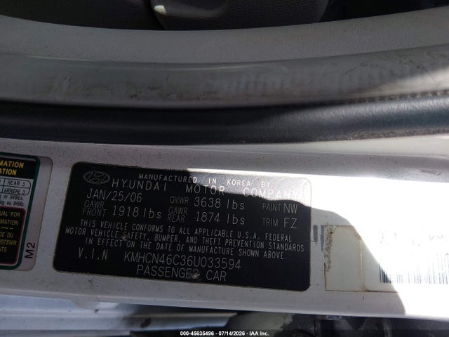 2006 Hyundai ACCENT GLS 照片 9