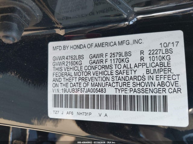 2018 Acura TLX TECH PKG 照片 9