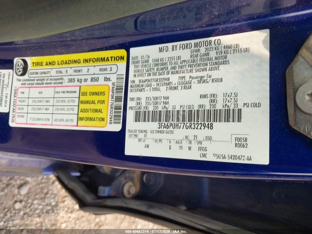 صورة 9 لـ 2016 FORD FUSION SE