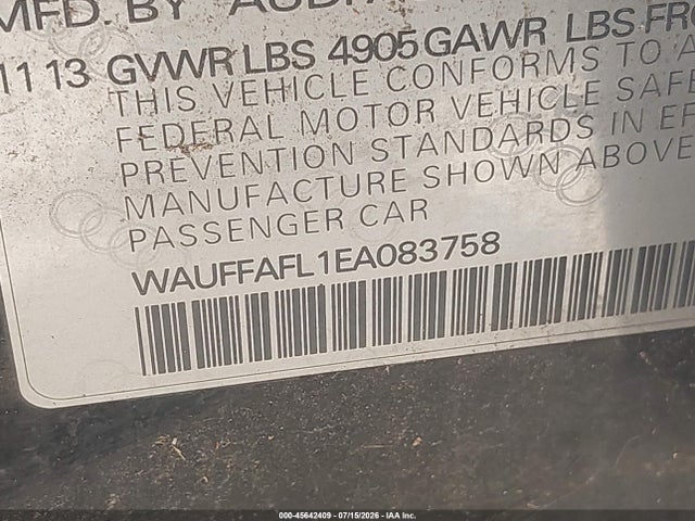 2014 AUDI A4 2.0T PREMIUM — фото 9