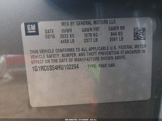 2017 Chevrolet VOLT LT photo 9