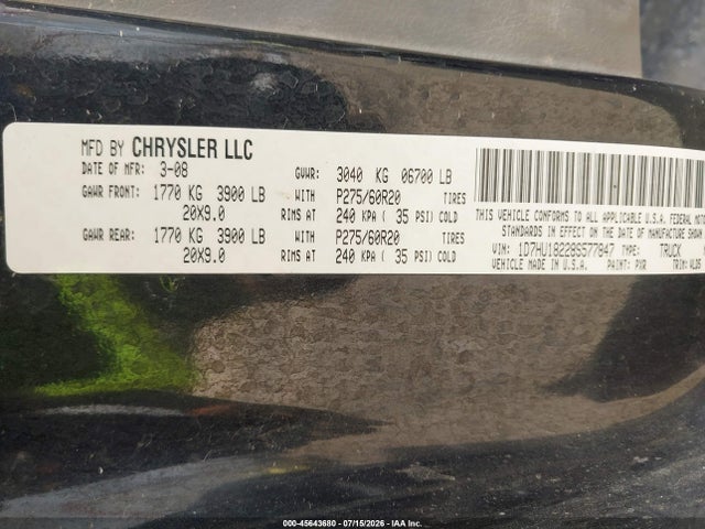 2008 Dodge RAM 1500 LARAMIE photo 9