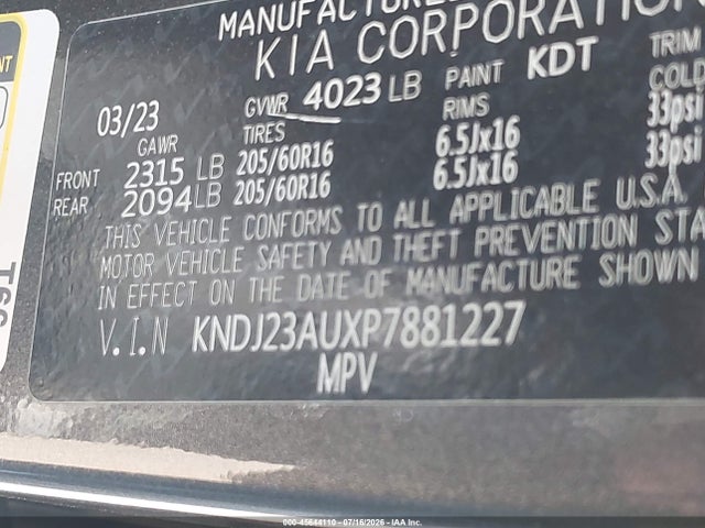 2023 KIA SOUL LX 9