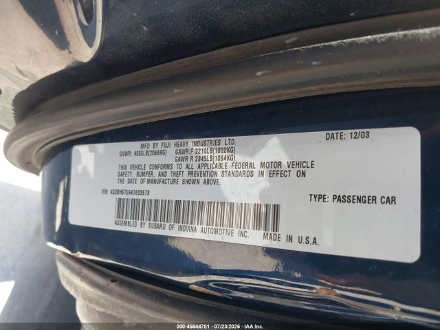 صورة 9 لـ 2004 Subaru OUTBACK