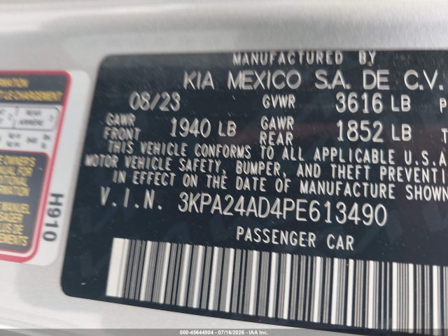 2023 KIA RIO S 9