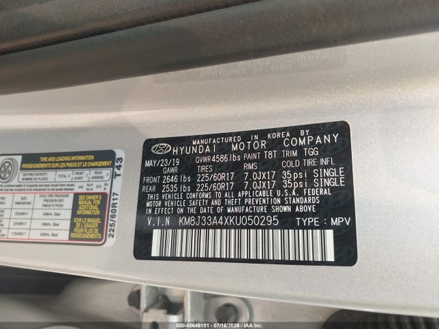 2019 HYUNDAI TUCSON VALUE 9