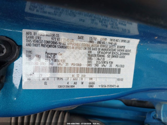 صورة 9 لـ 2013 FORD FOCUS SE