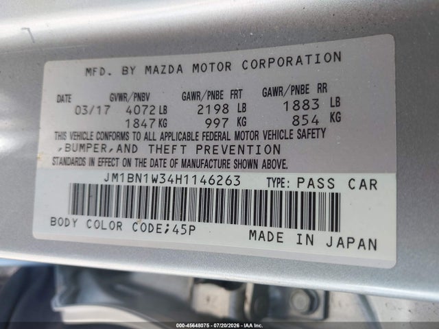 2017 Mazda MAZDA3 GRAND TOURING 照片 9