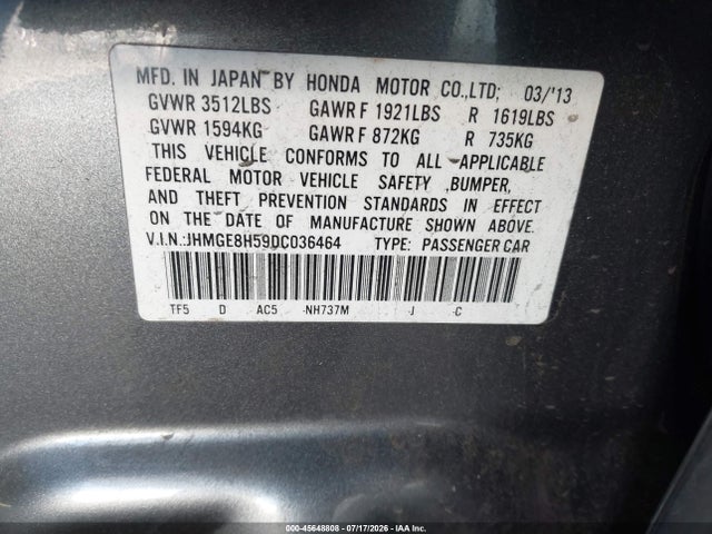 2013 Honda FIT SPORT 照片 9
