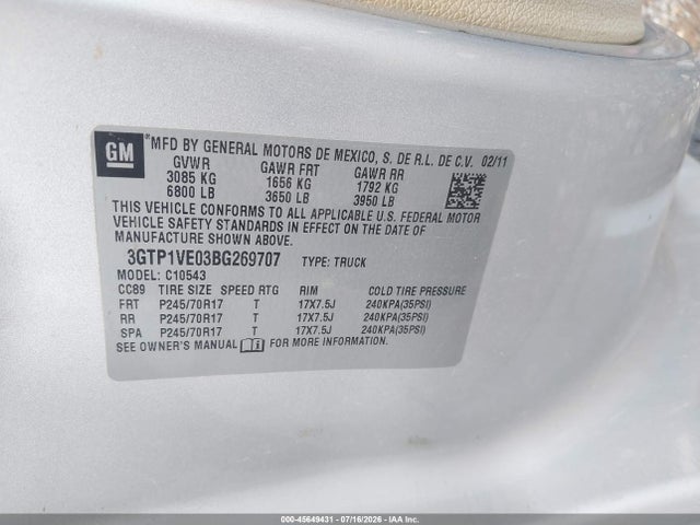 2011 GMC SIERRA 1500 SLE 照片 9