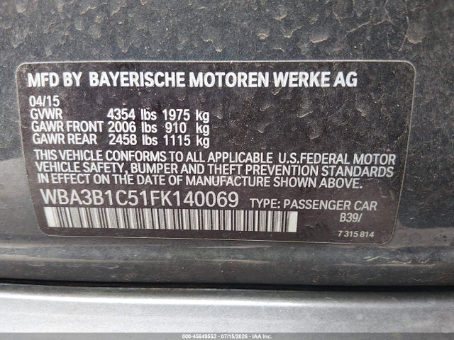 صورة 9 لـ 2015 BMW 320I