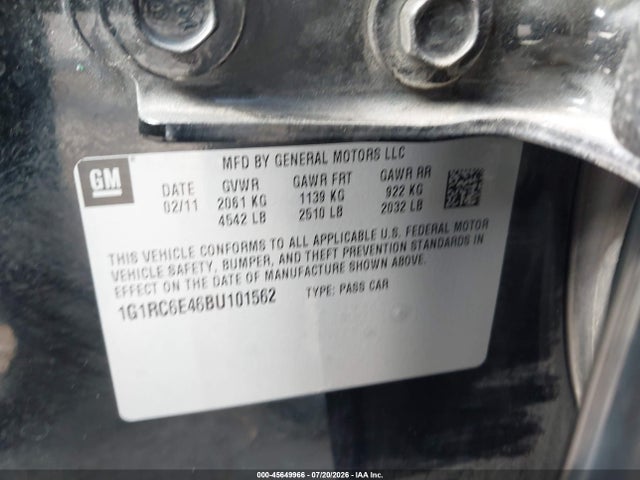 2011 Chevrolet VOLT 照片 9