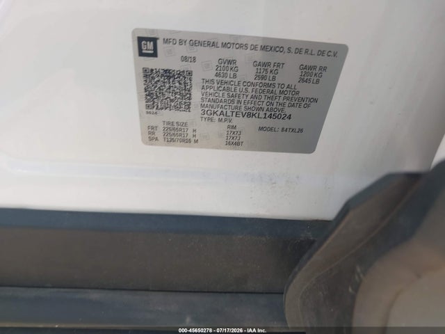 2019 GMC TERRAIN SLE 9