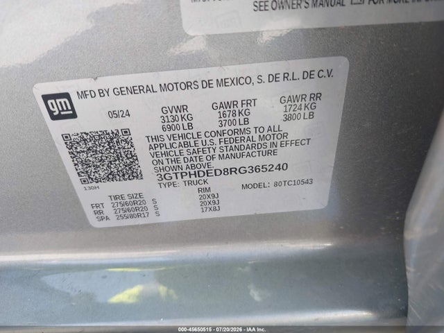 صورة 9 لـ 2024 GMC SIERRA 1500 2WD SHORT BOX SLT
