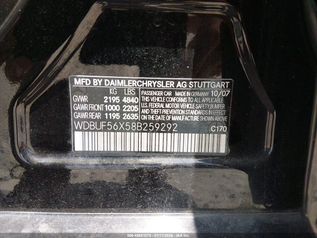 2008 Mercedes-BENZ E 350 照片 9