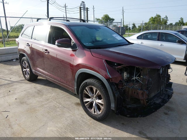 2015 TOYOTA HIGHLANDE XLE V6