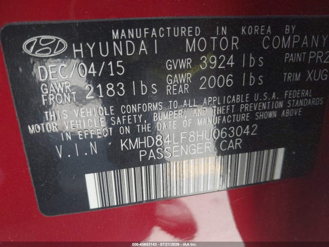 2017 Hyundai ELANTRA SE 照片 9