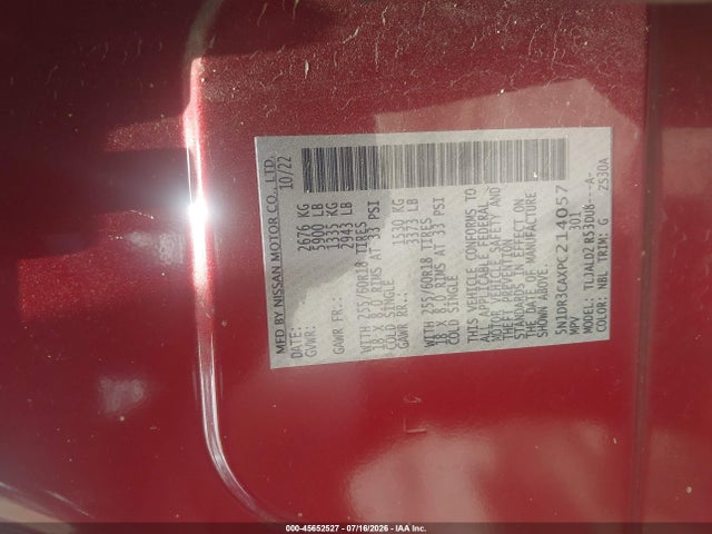 2023 NISSAN PATHFINDER SL FWD 6