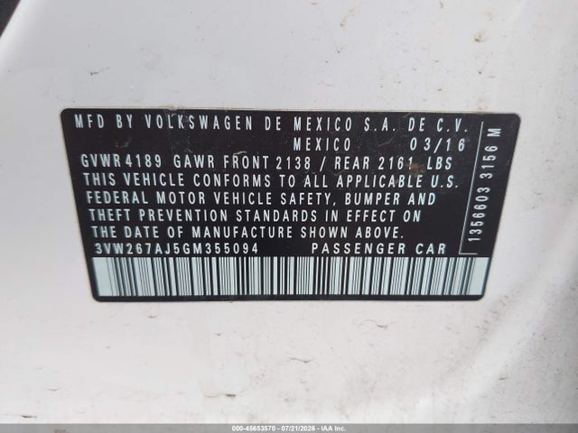 2016 Volkswagen JETTA 1.4T S 照片 9