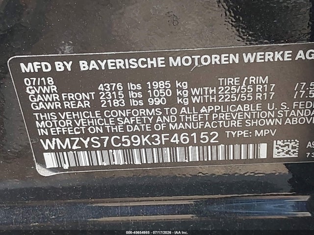 2019 MINI COUNTRYMAN COOPER 9