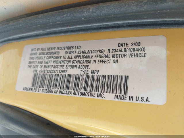 صورة 9 لـ 2003 Subaru BAJA SPORT
