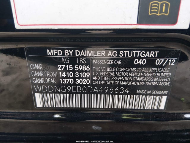 صورة 9 لـ 2013 Mercedes-BENZ S 550 4MATIC