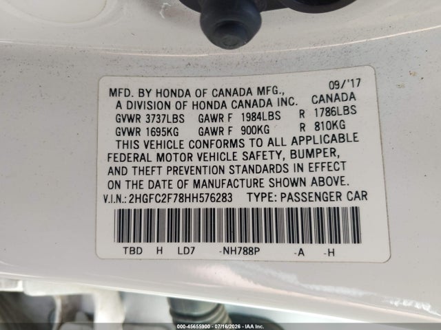 2017 Honda CIVIC EX 照片 9
