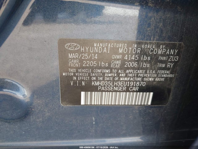 صورة 9 لـ 2014 Hyundai ELANTRA GT
