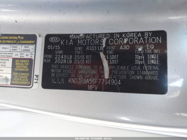 2015 KIA SOUL + photo 9