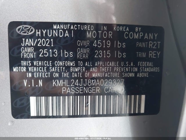 صورة 9 لـ 2021 Hyundai SONATA BLUE