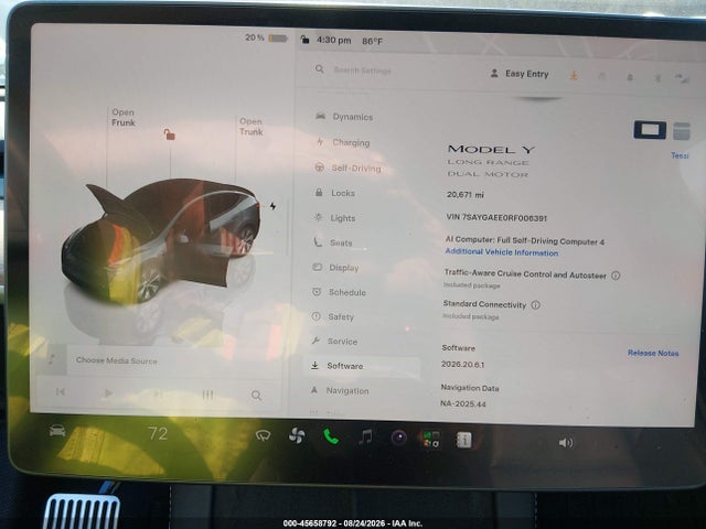 2024 TESLA MODEL Y LONG RANGE DUAL MOTOR ALL-WHEEL DRIVE 17