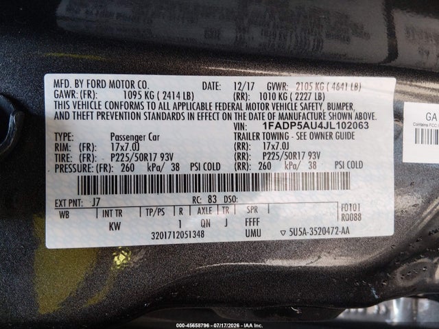 2018 FORD C-MAX HYBRID SE — миниатюра 9