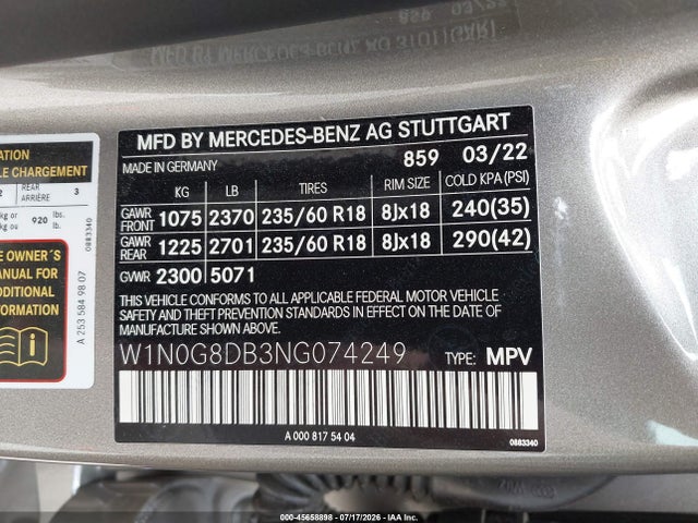 2022 MERCEDES-BENZ GLC 300 SUV 9